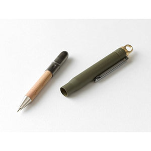 MIDORI BRASS BALLPOINT PEN OLIVE EDITION