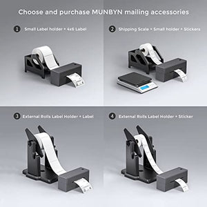 MUNBYN Bluetooth Thermal Label Printer & Thermal Direct Shipping Label 、Shipping Scale