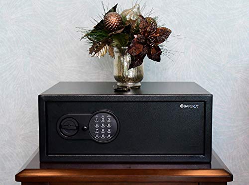 Barska AX13090 Digital Keypad Security Safe Box 1.2 Cubic Ft , Black