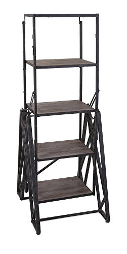 IMAX 65297 Convertible Console Table Bookshelf - Storage Cabinet with Handcrafted Finish. Cabinets, Racks and Shelves