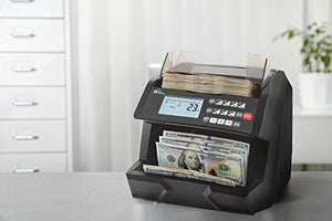 Royal Sovereign High Speed Money Counting Machine, with UV, MG, IR Counterfeit Bill Detector & Value Counting (RBC-EG100)