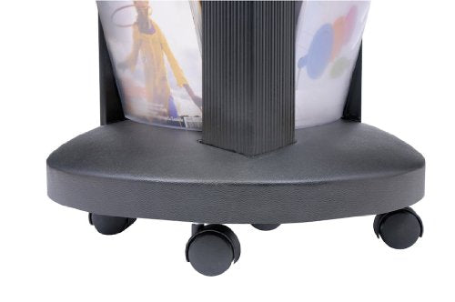 Alba Carousel Floor Literature Display, Black (DDTOWER)