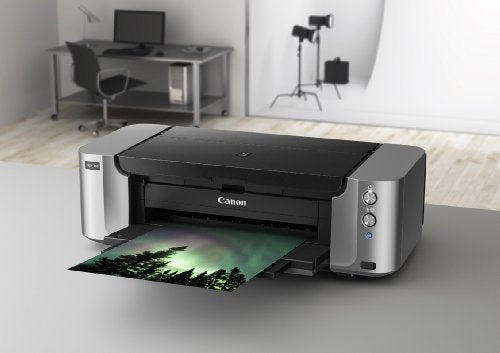 Canon Pixma Pro-100 Wireless Color Professional Inkjet Printer with Airprint and Mobile Device Printing (6228B002)