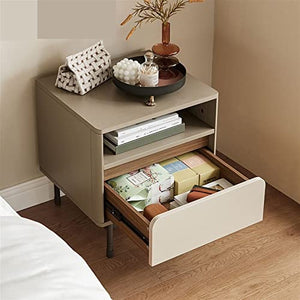 BinOxy Small Nightstand Bedside Table Storage Cabinet