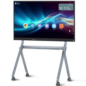LINGHUFOX 75 Inch Interactive Whiteboard with 4K UHD Touch Screen - All-in-One Smart Board for Classroom and Office