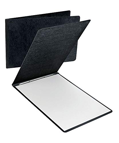 Oxford Pressboard 11" x 17" Report Cover, 3" Capacity, Tape-Reinforced Side Hinge, Tabloid Size, Black (13206) / 25 Pack