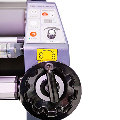 POVOKICI 110V 63in Wide Format Laminator Machine, Enhanced Version Heat Assisted Cold Laminator