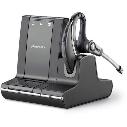 Plantronics Savi W730 Multi Device Wireless Headsets (83543-11) 2 Pack - Bundle with 2X Plantronics HL10 Handset Lifters