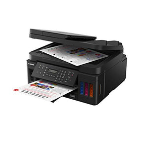 Canon PIXMA G7020 Wireless All-in-One Supertank (Megatank) Printer, Copier, Scan, Fax and ADF with Mobile Printing, Black