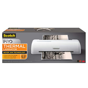 Scotch PRO Thermal Laminator, 4 Roller Machine with 2 temperature settings, 1 minute warm-up, 12.3" input, Laminates up to 6 mil thick (TL1306)