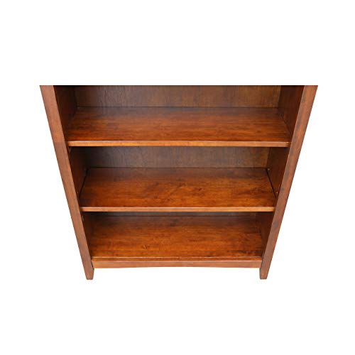 International Concepts Shaker Bookcase, 60-Inch