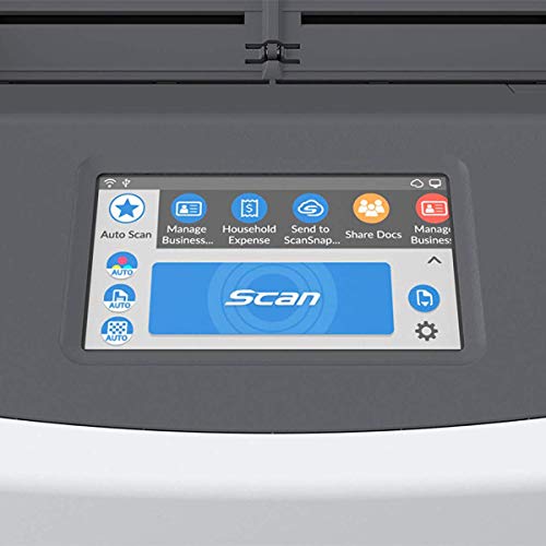 Fujitsu ScanSnap iX1500 Color Duplex Document Scanner with Touch Screen for Mac and PC, White Bundle (2-Pack)