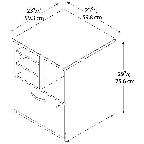 Bush Business Furniture Series C Collection 24W Piler Filer in Hansen Cherry
