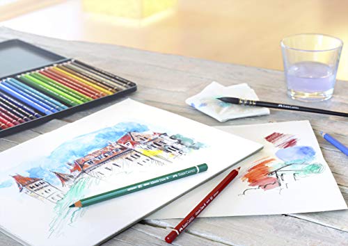 Faber-Castell 120 Albrecht Dürer Artists' Watercolour Pencils in Wenge - Stained Wooden Case