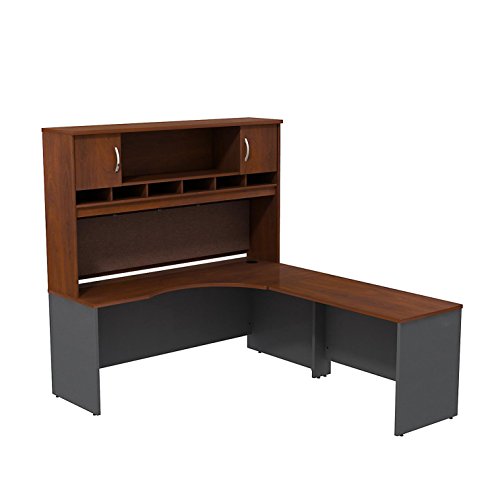Series C 72W Right Hand Corner L Desk with 72W 2-Door Hutch