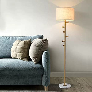 None LED Floor Lamp - Nordic Style Vertical Hanger Lamp for Living Room, Bedroom, Bedside, and Sofa