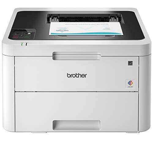 Brother HL-L3230CDW Compact Digital Color Printer Providing Laser Printer Quality Results with Wireless Printing and Duplex Printing, Amazon Dash Replenishment Enabled