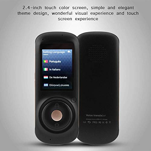 AkosOL Smart Language Translator Device with Voice 2.4 Inch Touch Screen - 42 Languages - WiFi - Grey