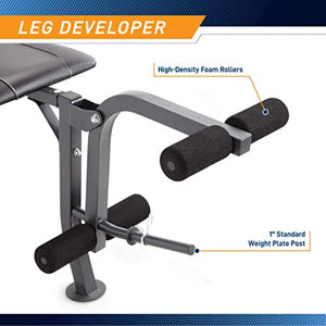Marcy MD-2082W Diamond Elite MD Standard Bench with 100 lb. Weight Set