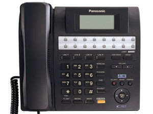 Panasonic KX-TS4200B 4-Line Integrated Phone System Expandable up to 16 Stations with Speakerphone, Black