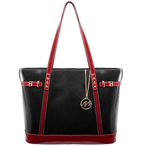 McKleinUSA SERAFINA 97565 Black Leather Women's Business Tote