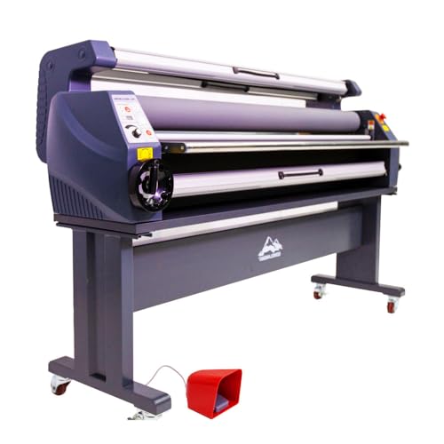 POVOKICI Large Format Laminator 63in Full-Auto Roll to Roll Heat Assisted Cold Laminator