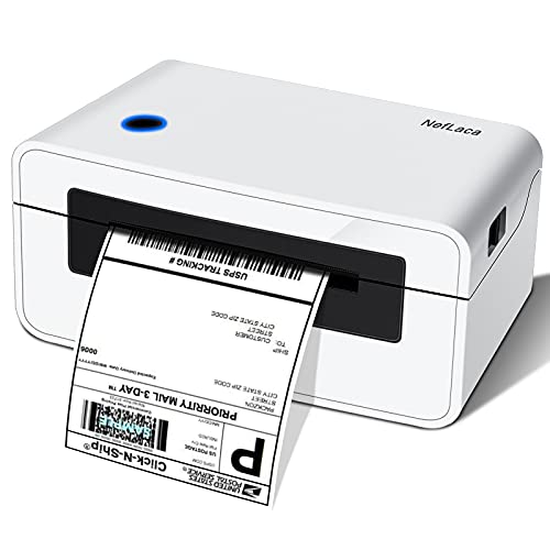Thermal Label Printer - with 4X6 100 Pcs Direct Thermal Shipping Labels for Shipping Packages Postage Home Small Business, Compatible with Etsy, Shopify,Ebay, Amazon, FedEx