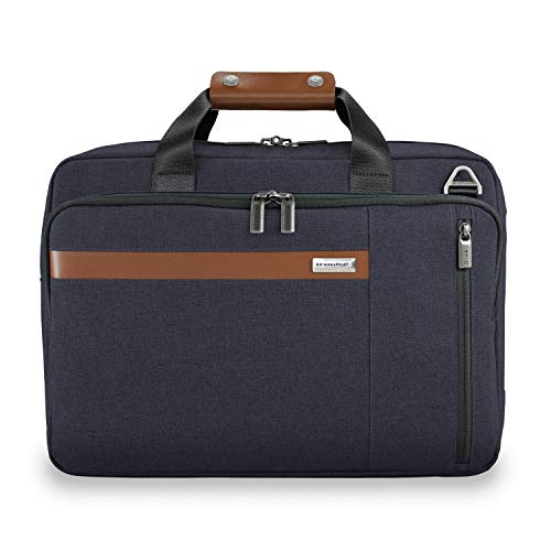 Briggs & Riley Kinzie Street-Convertible Brief Briefcase, Navy, One Size