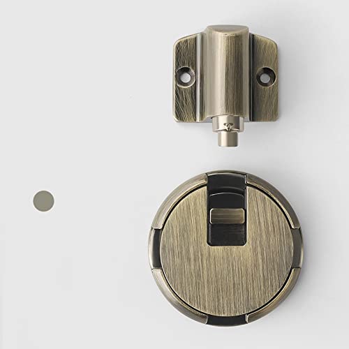 Zinc Alloy Mechanical Door Stop Nail Free Door Stopper - Gray, Size 1