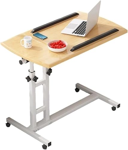 OGRAFF Rolling Laptop Table for Couch - Adjustable Height Presentation Cart