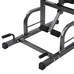 Multifunction Pull‑up Frame Bracket, Multifunctional Workout Equipment Exercise Machine with Foldable Supine Position Plate Fitness Equipment for Home Gym Fitness Strength Training