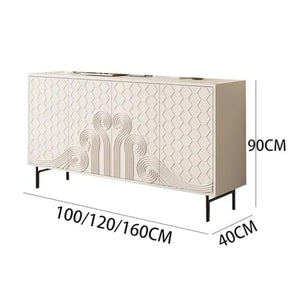 None Bedroom Cabinet Living Room Household Drawer Pantry Sideboard Home Furniture (Color: D, Size: 160 * 40 * 90CM)