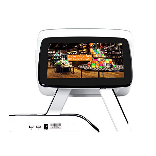 ZHONGJI All in One Cash Register with Built-in Thermal Printer Point of Sale System Touch Screen Retailer POS Software SET04
