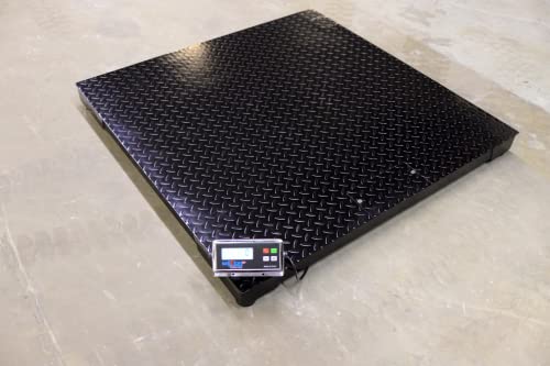 SellEton SL-4040-5k-NN Industrial Floor Scale 40" x 40" l 5000 lbs x 1 lb l Warehouse Pallets