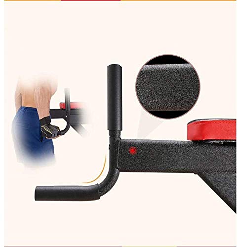 DSWHM Fitness Equipment Strength Training Equipment Strength Training Dip Stands Multi Function Pull Up Bar Dip Station for Streorngth Training Wkout Abdominal Exercise Full Body Strength Training