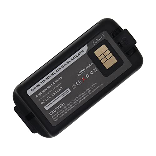 Youejoeq 10pcs Replacement Battery for Honeywell Intermec CK75 CK71 CK70 CK3B CK3 CK3X CK3XR CK65 EDK60K EDK61K, 6800mAh