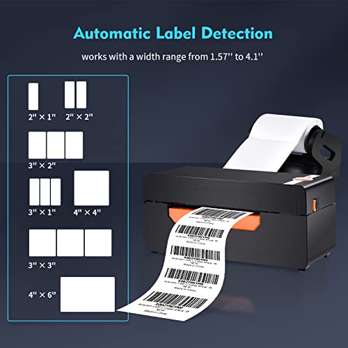 FIRINER Thermal Printer for Shipping Labels, Bluetooth Label Printer, Shipping Label Printer for Small Business, Support Windows, Android, iOS, Compatible with Amazon, Ebay, Shopify, Etsy, UPS, USPS