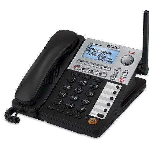AT&T SynJ 4-Line Corded/Cordless Business Phone System with 3 Cordless Desksets & 1 Cordless Handsets
