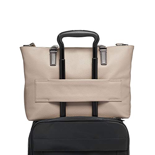 TUMI - Voyageur Monika Leather Laptop Tote - 13 Inch Computer Bag for Women - Gobi