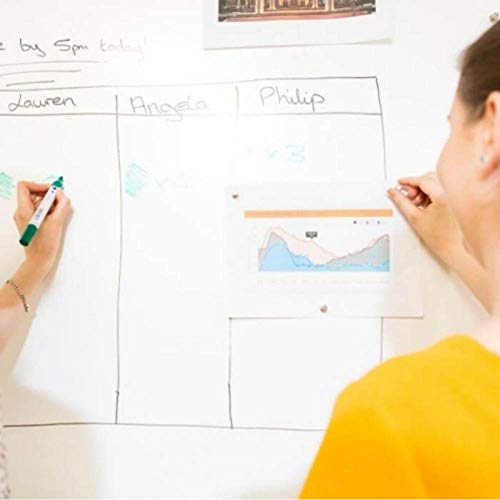Smarter Surfaces Smart Magnetic Whiteboard Paint 65ft² White + Primer 65ft² White - Magnetic Dry Erase Whiteboard - Write On a Magnetic Wall - Free Express Shipping
