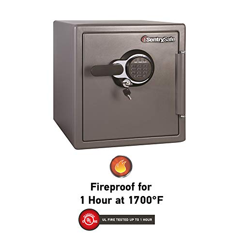 SentrySafe SFW123GDC Fireproof Safe and Waterproof Safe with Digital Keypad 1.23 Cubic Feet