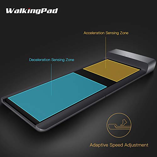 WALKINGPAD A1 Smart Folding Treadmill Under Desk Portable Kingsmith Walking Pad Digital Electric Slim Foldable Fitness Jogging Training Cardio Workout for Home Office 0.5-6KM/H