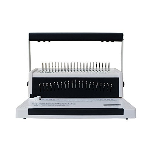 TruBind Comb-Binding Machine - 21 Holes - Manual Punch & Bind - 20 Page Punch Capacity
