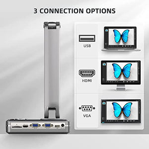 JOYUSING V508 8MP Document Camera for Teachers - VGA/HDMI/USB - Mac/Windows/Chromebook - Online Teaching & Web Conferencing