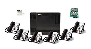 NEC NEC-1100009 6-Handset 4-Line Landline Telephone
