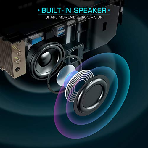 VANKYOMINI Native 1080P LED Projector, Home Video Projector with 300" Display Compatible with TV Stick, HDMI, VGA, USB, Laptop, iPhone Android for PowerPoint Presentation, Home Cinema & Outdoor Movie