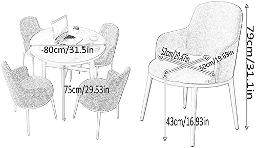 AkosOL Business Reception Room Table Set - Purple