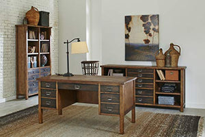Martin Furniture IMHE660 Heritage Half Pedestal Desk
