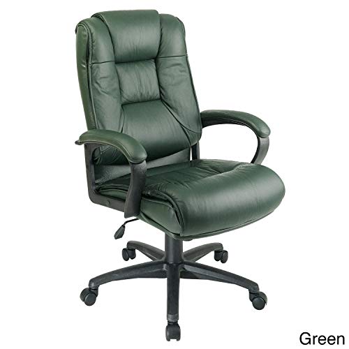 Office Star EX5162 Deluxe High Back Executive Leather Chair