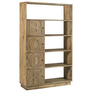 Crafters and Weavers "Book Bookcase - Rustic Natural